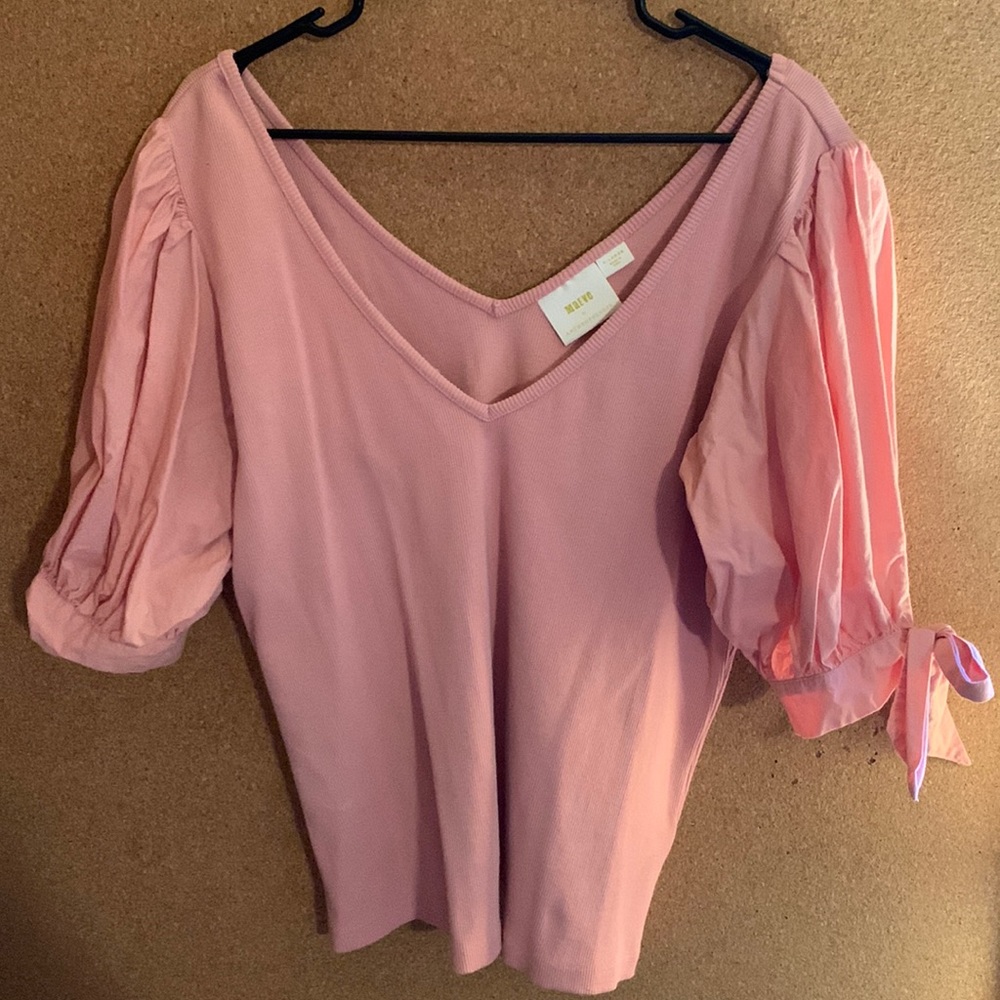 Anthropologie Maeve puff sleeve top